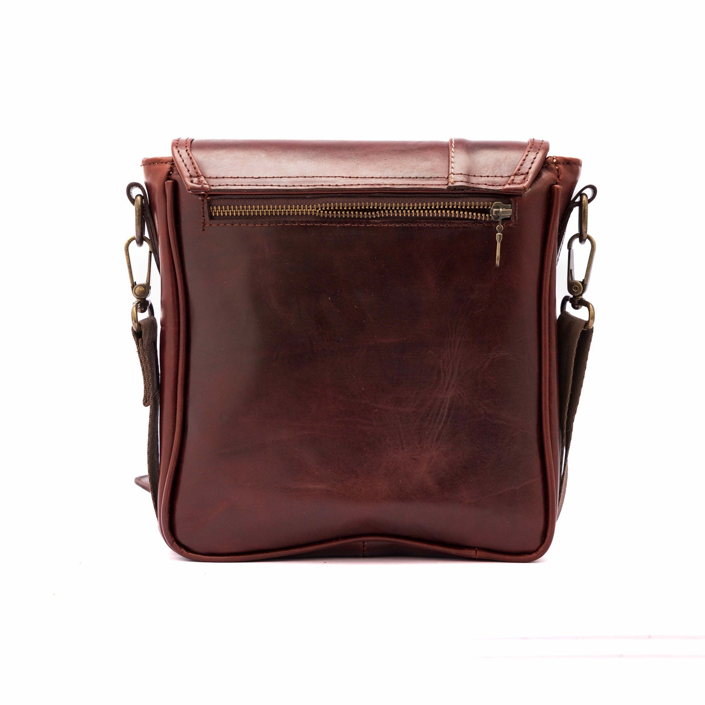 MOSVARTI Bandolera Caballero Mod. Búffalo / Cuero Pull up Shedron