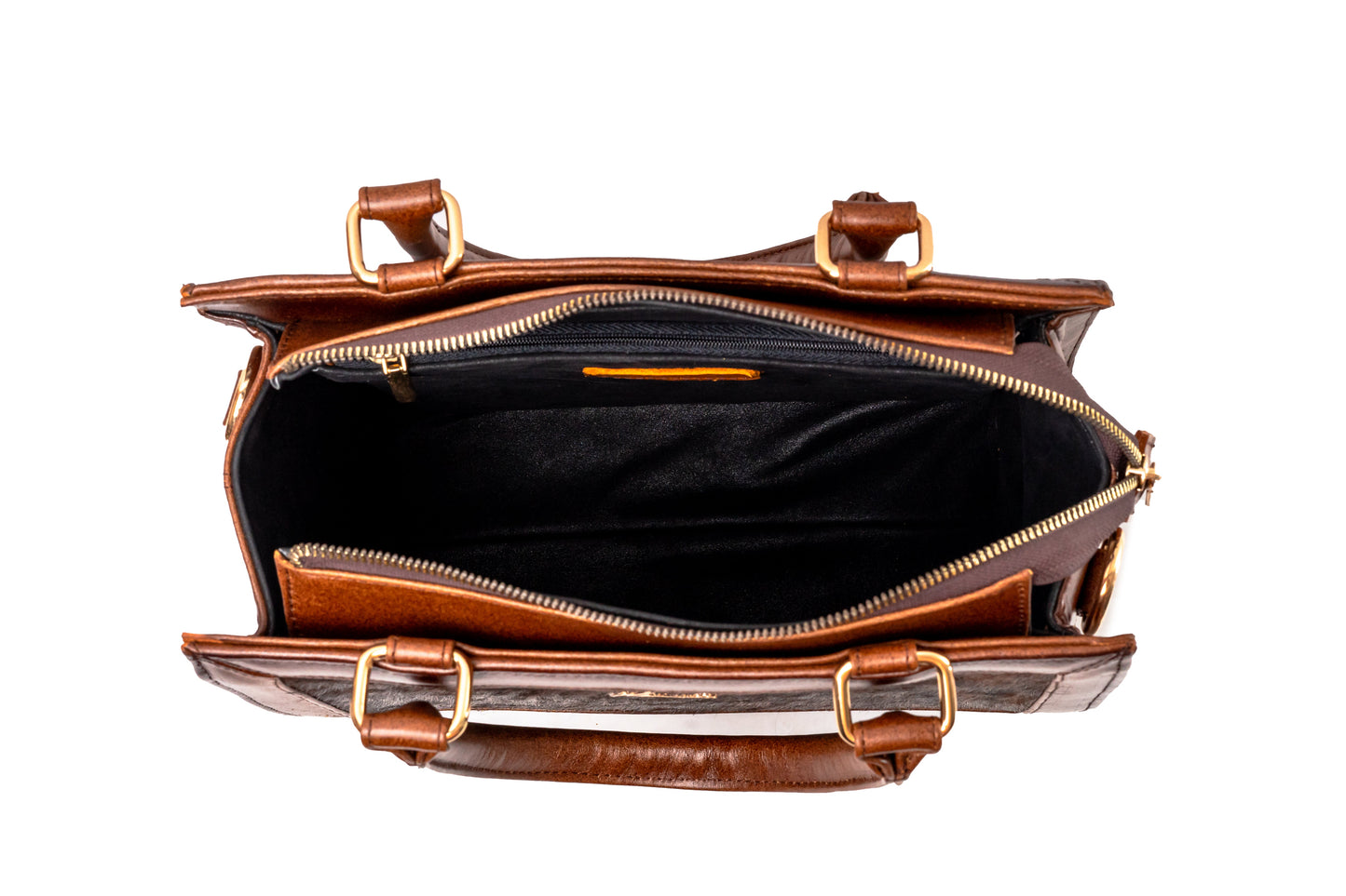 MOSVARTI Bolso Estilo Birkin Bovino pelo Mod. Manhattan ( Atigrado café)