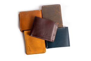 MOSVARTI Cartera caballero Estilo Urbano Mod. Francia Pull up Shedronl)