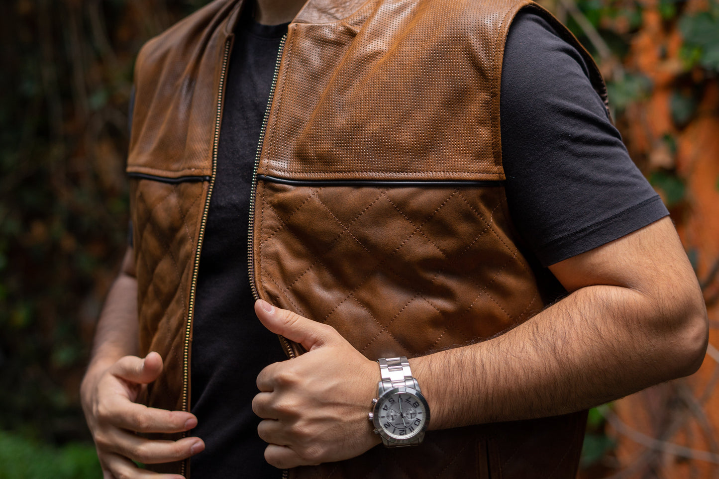 MOSVARTI chaleco Chaleco bordado mestizo Moderno y Elegante Mod Zeus