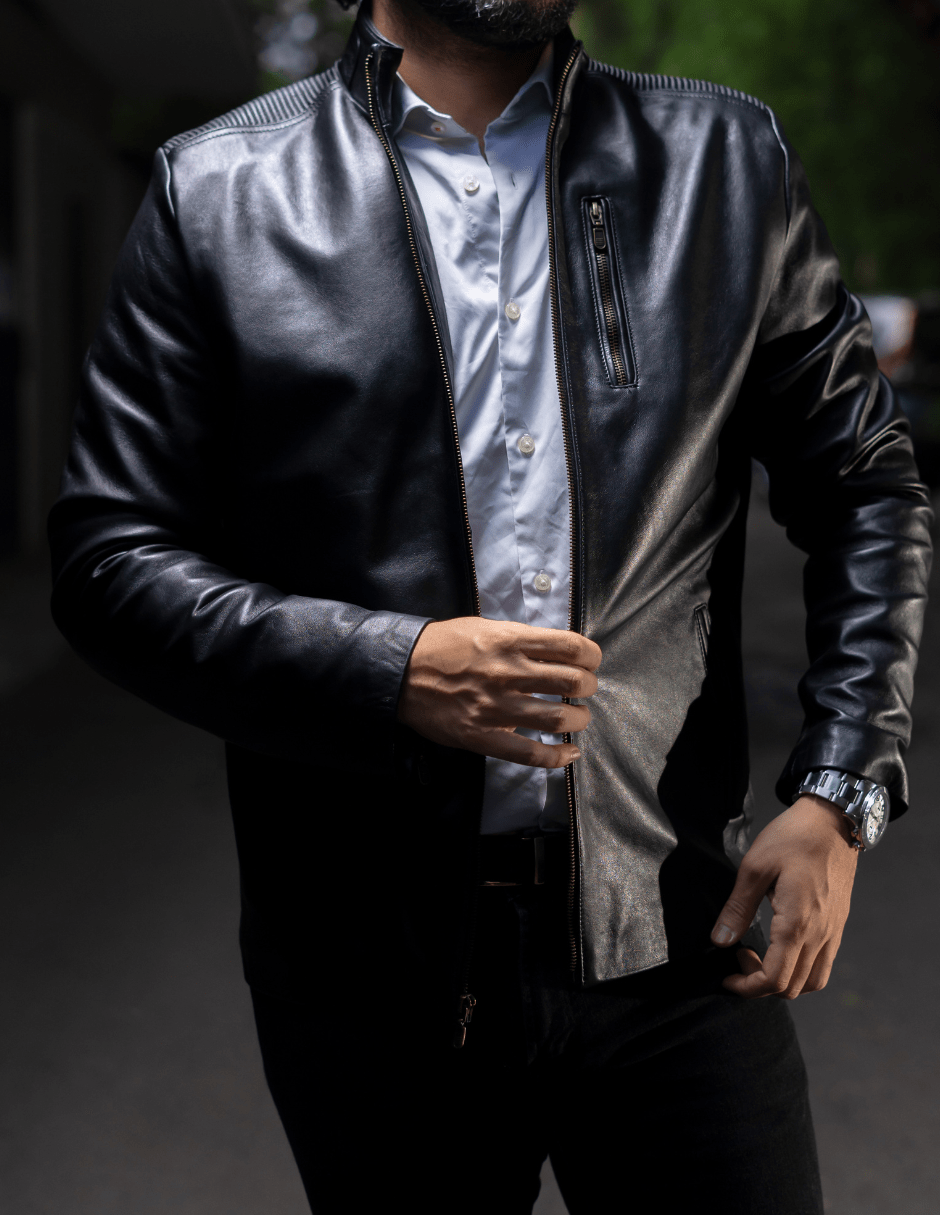 MOSVARTI chamarra chamarra modelo Ares color Negro mod Ares