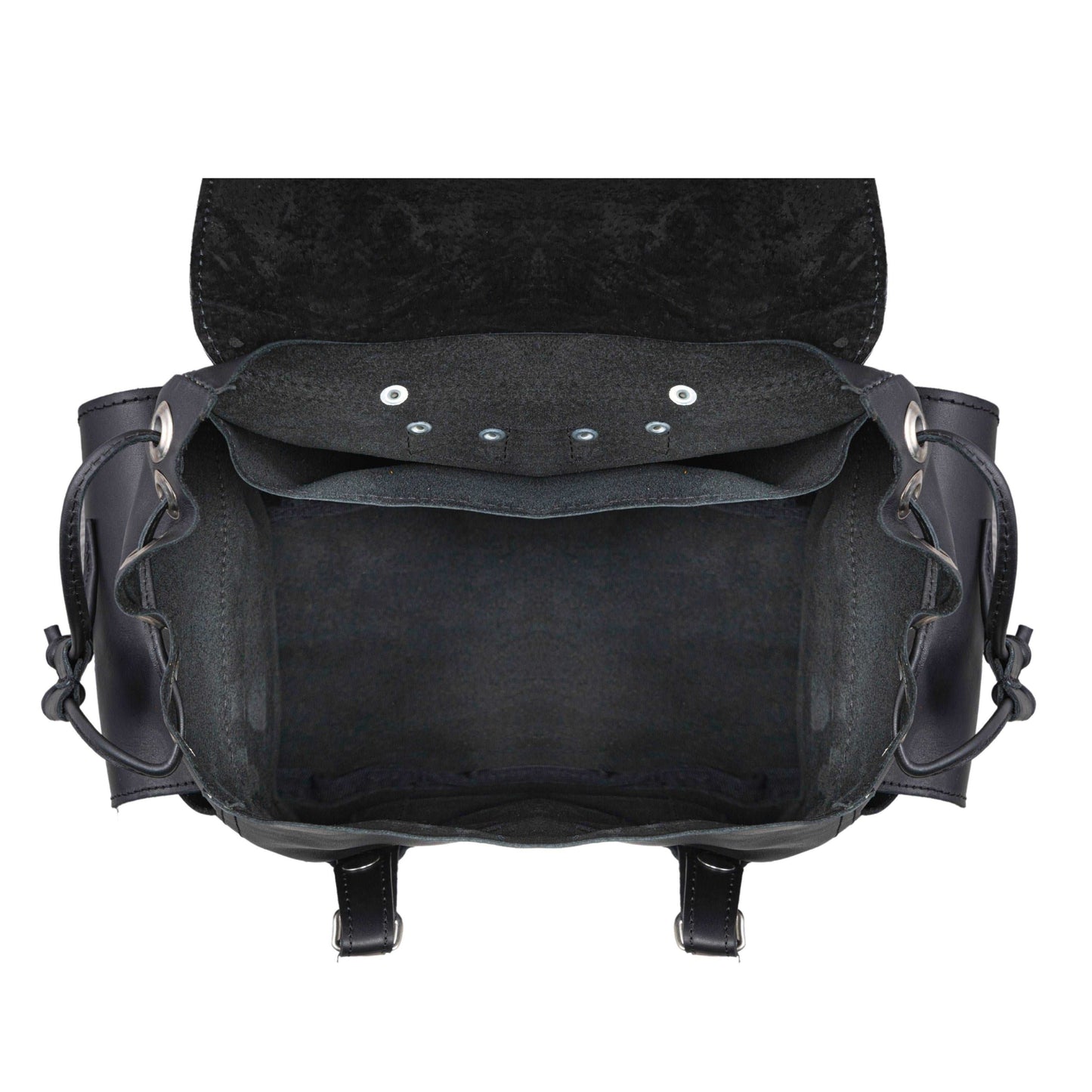 MOSVARTI Backpack Mod. Chicago Urban style cuero (pull up negro )
