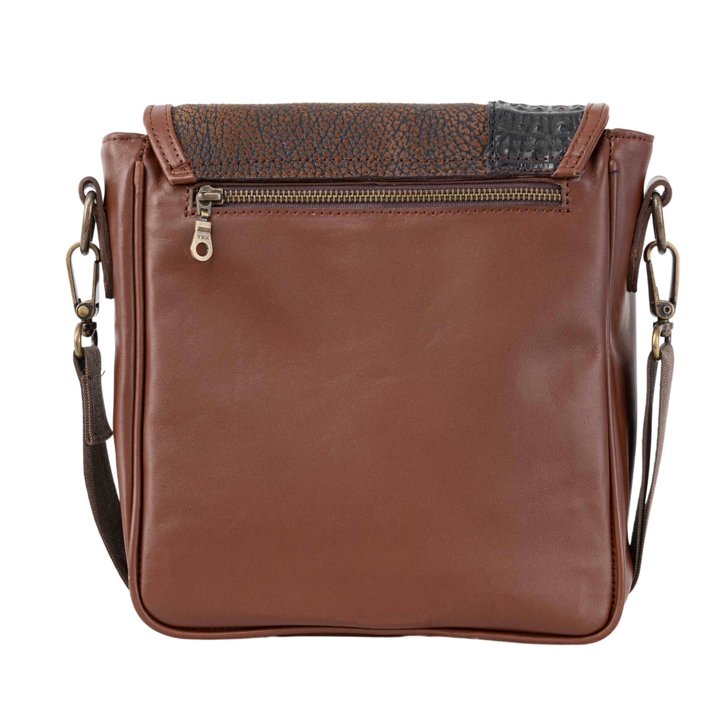 MOSVARTI Bandolera Caballero Mod. Búffalo. Frente Cuello De Toro /cocodrilo fuscus