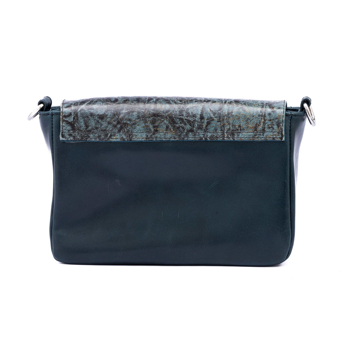 MOSVARTI Bolso Crossbody Piel (Krak Azul)