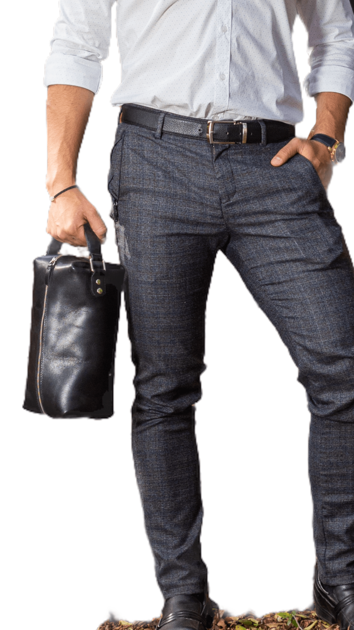 Mosvarti Neceser Sobaquera Piel Genuina Caballero (Crazy Miel)