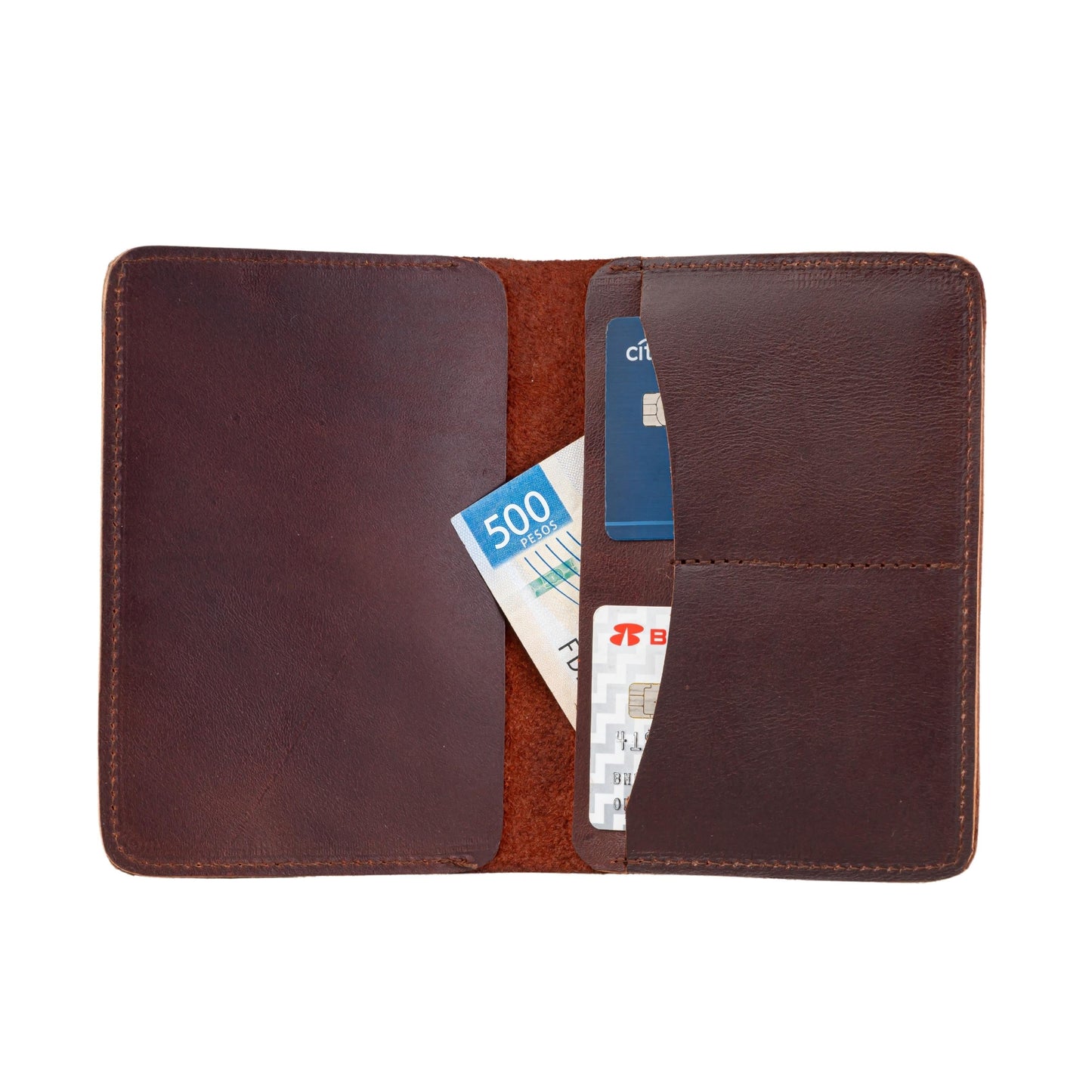 MOSVARTI Porta Pasaporte Documentera o tarjetero Mod. travel (Pull up shedron )