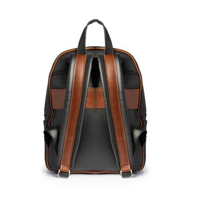 Back pack Mod. Tokio Mochila clasica Cuero floter Negro