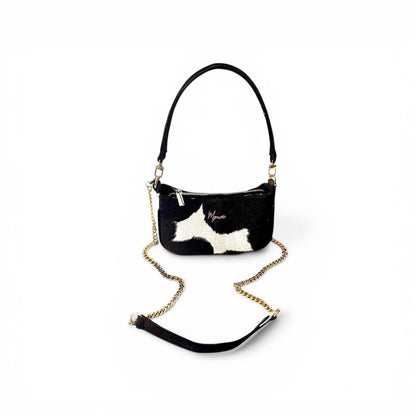 Bolso cross body  Mini Mod Aranza Plus+ Pelo Bovino