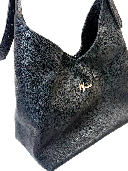 Bolso mod  Nigeria Asa Ajustable  *FLOTHER NEGRO*