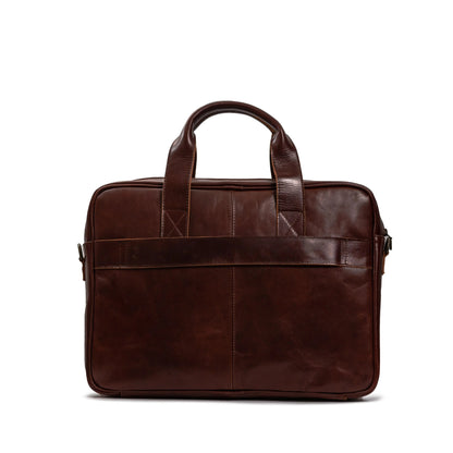Maletin Portafolio 100% Cuero Mod. Brooklyn ( Pull up Shedron )