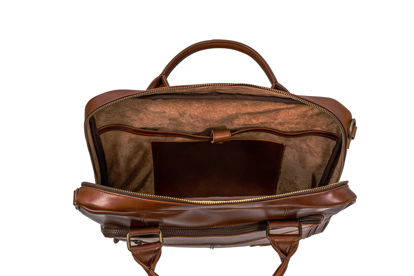 Maletin Portafolio 100% Cuero Mod. Holmes (Pull roble)