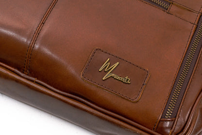 Maletin Portafolio 100% Cuero Mod. Holmes (Pull roble)
