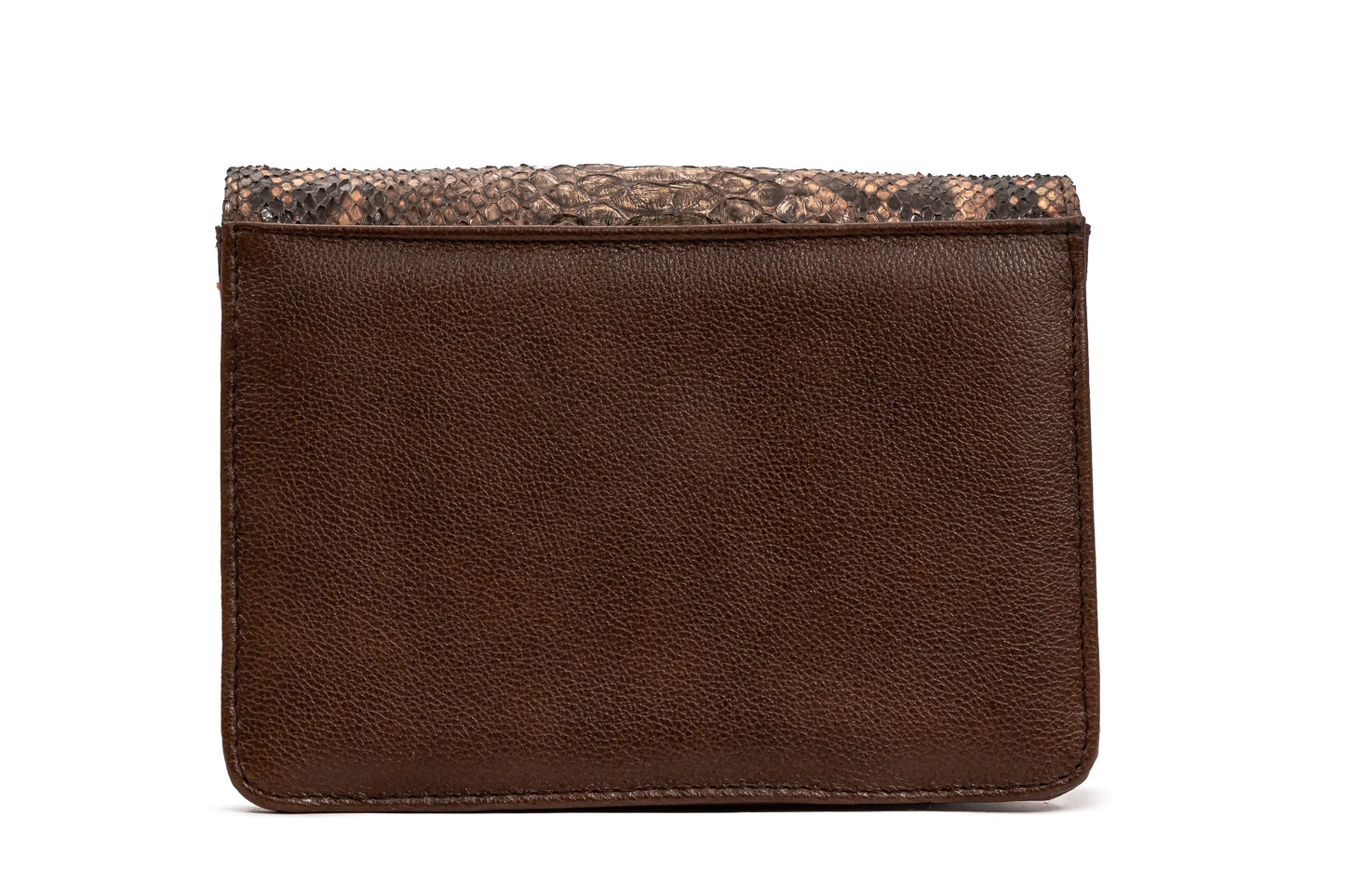 Bolso Crossbody  Marruecos 🐍 (Café Bi-tono)