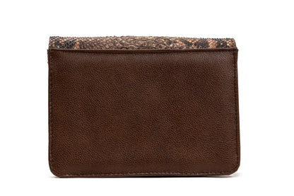 Bolso Crossbody  Marruecos 🐍 (Café Bi-tono)
