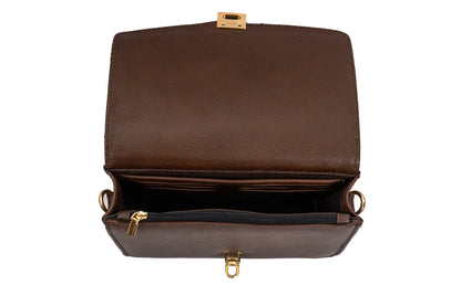 Bolso Crossbody  Marruecos 🐍 (Café Bi-tono)