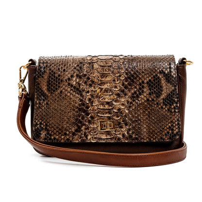 Bolso Crossbody  🐍 (Bitono Café)