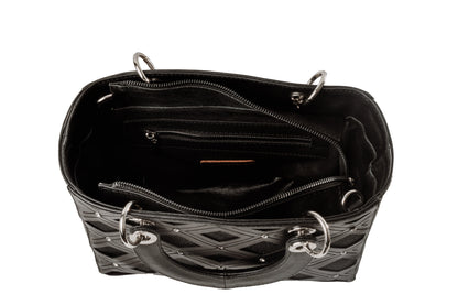 Bolso Tipo kelly mod. Viena Mantarraya Laser