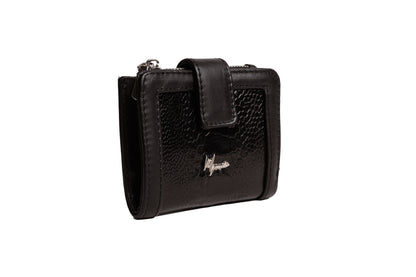 Cartera Dama con Aplic Pata Avestruz lustrado mod Bolivia