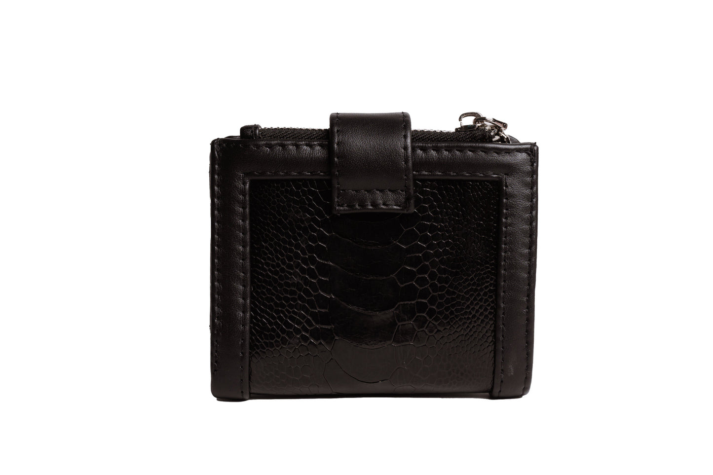 Cartera Dama con Aplic Pata Avestruz lustrado mod Bolivia