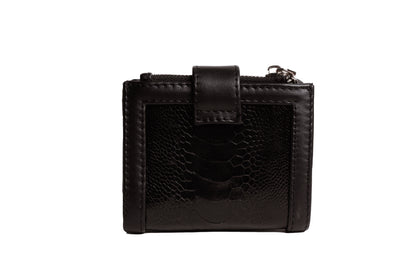 Cartera Dama con Aplic Pata Avestruz lustrado mod Bolivia
