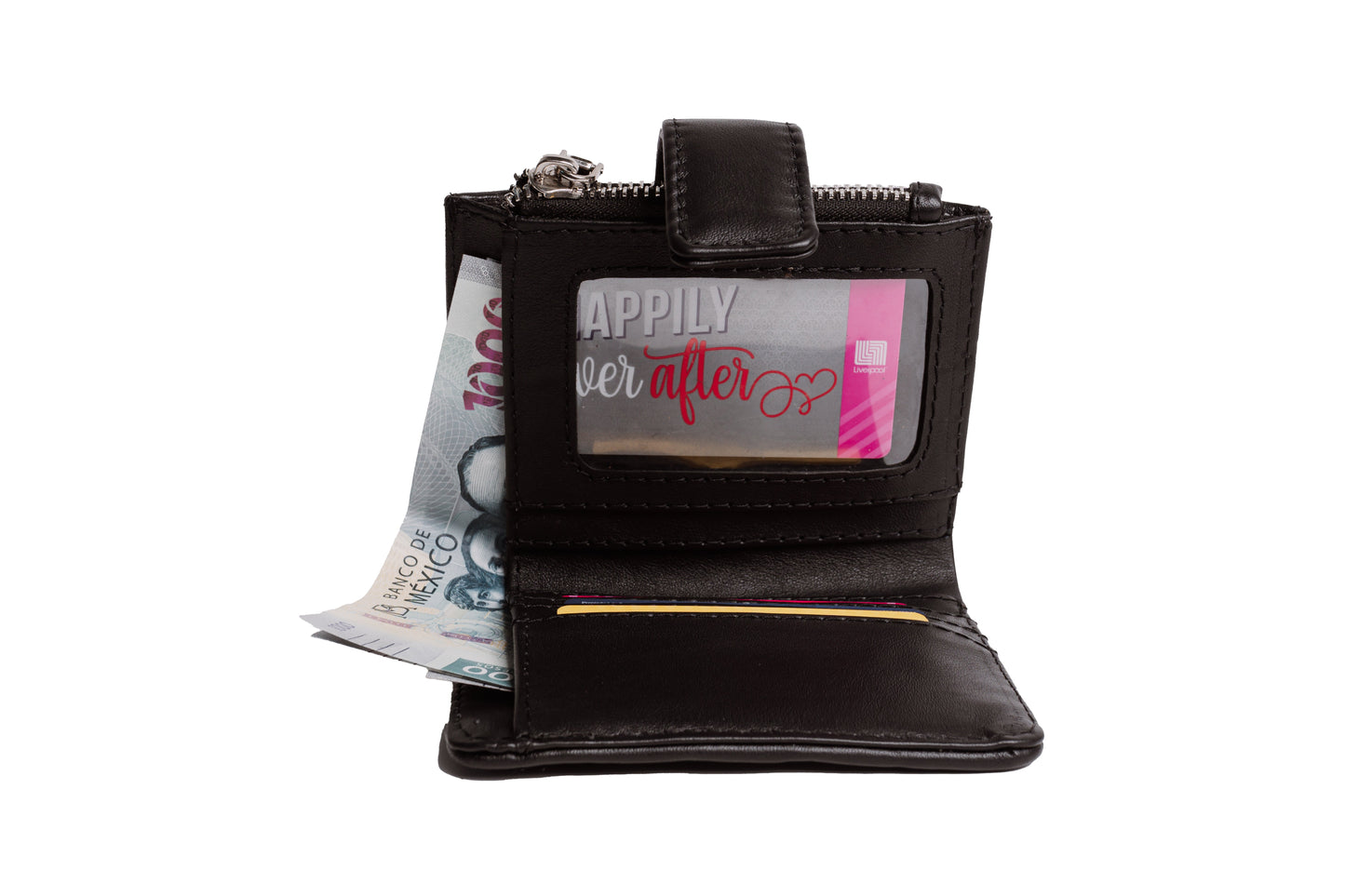Cartera Dama con Aplic Pata Avestruz lustrado mod Bolivia