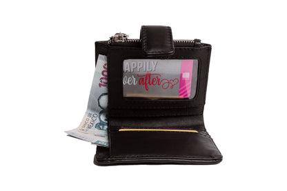 Cartera Dama con Aplic Pata Avestruz lustrado mod Bolivia