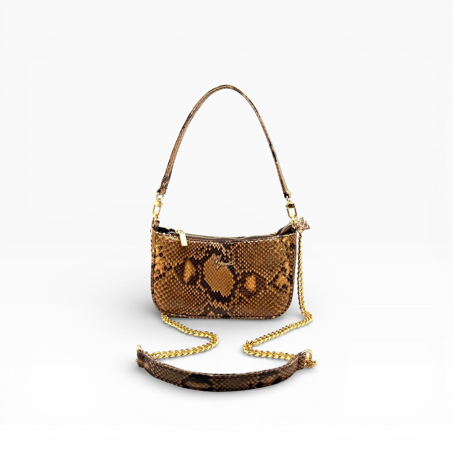 Bolso cross body  Mini Mod Aranza Plus+ Pitón Bitono