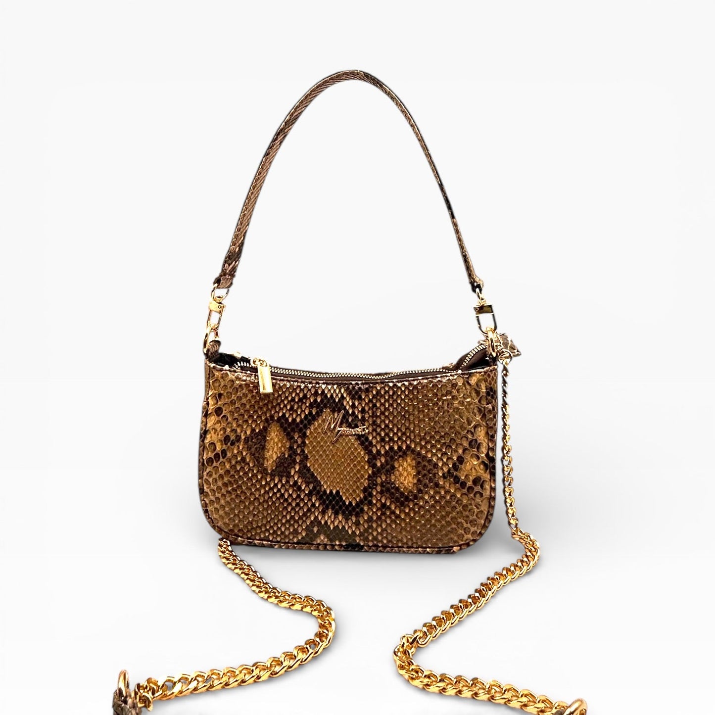 Bolso cross body  Mini Mod Aranza Plus+ Pitón Bitono