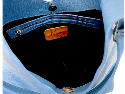 Bolso mod  Nigeria Asa Ajustable  *FLOTHER AZUL*