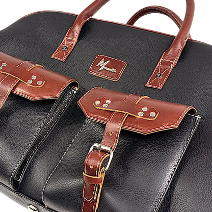 Maleta mod Belgica Negro/Roble