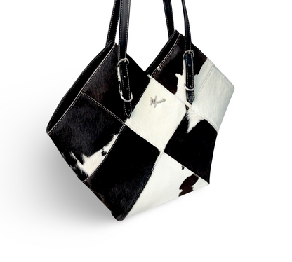 Bolsa Mod Argentina cuero Bovino *Pelo Bovino NB*