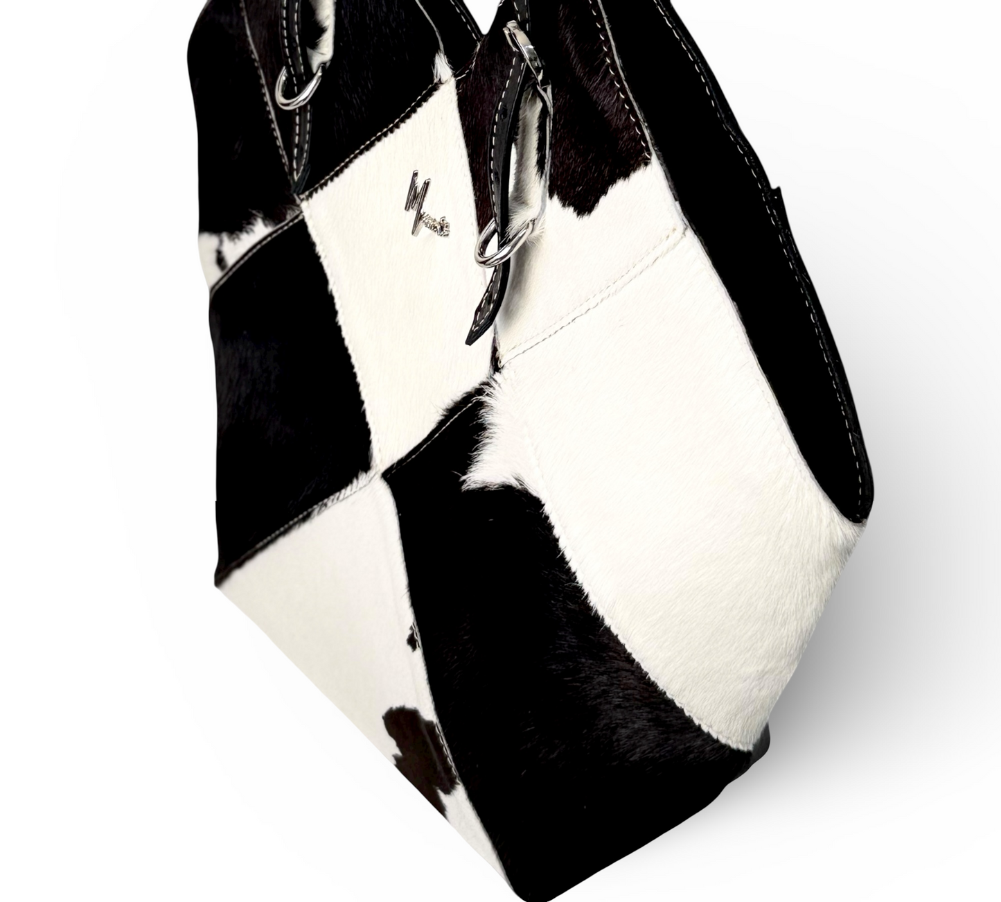 Bolsa Mod Argentina cuero Bovino *Pelo Bovino NB*