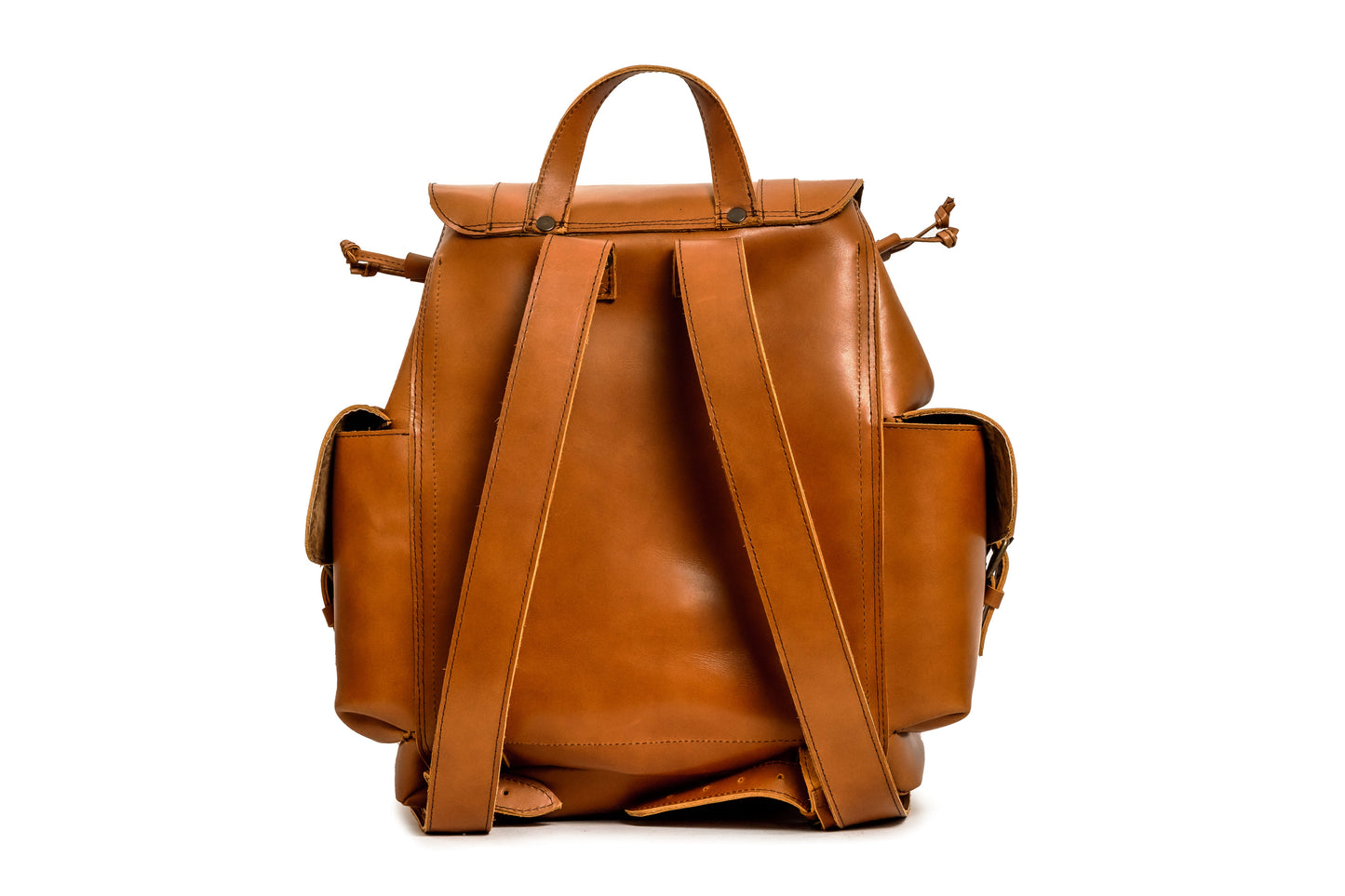 MOSVARTI Backpack Mod. Chicago Urban style cuero (pull up miel)