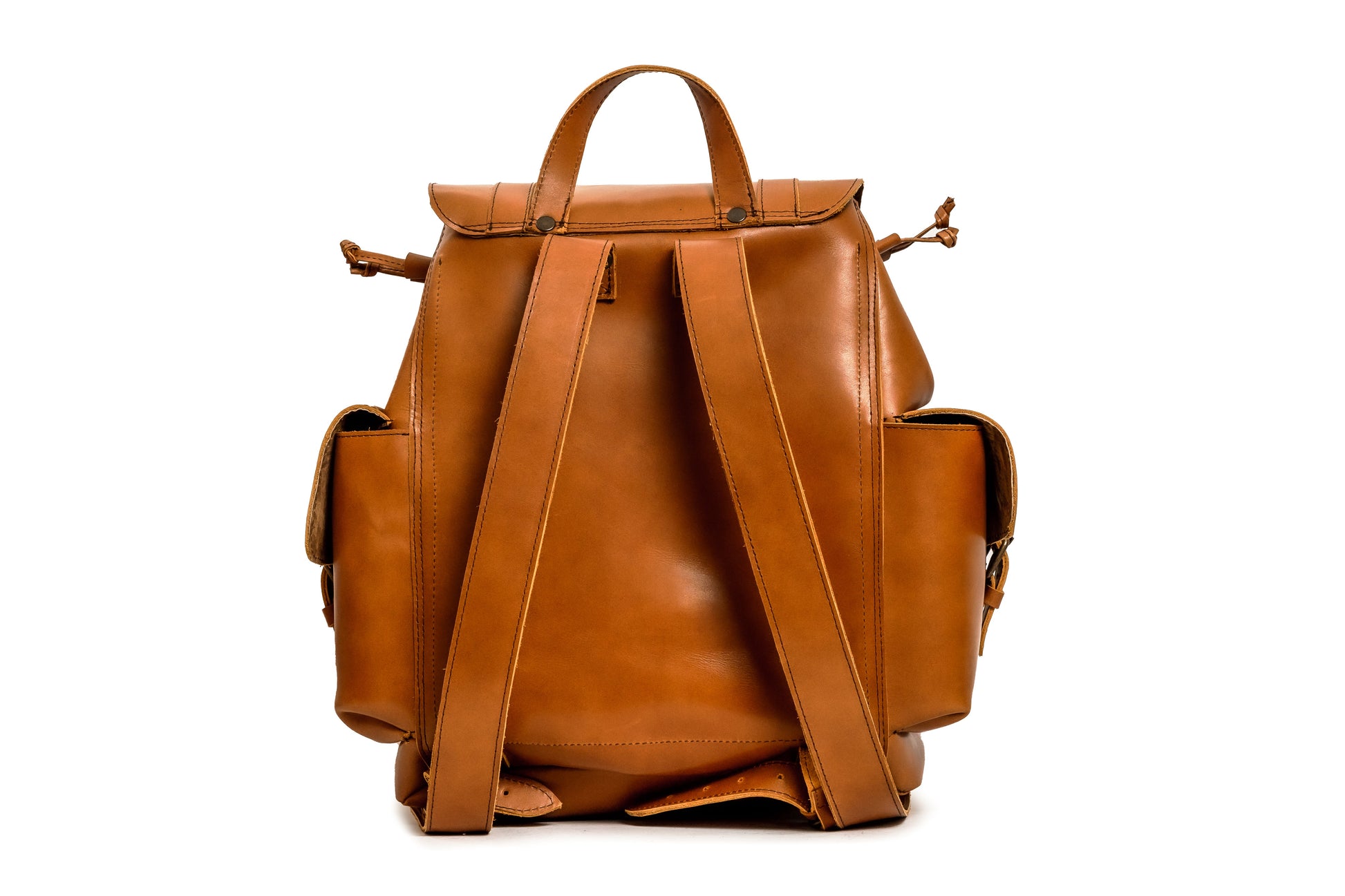 MOSVARTI Backpack Mod. Chicago Urban style cuero (pull up miel)