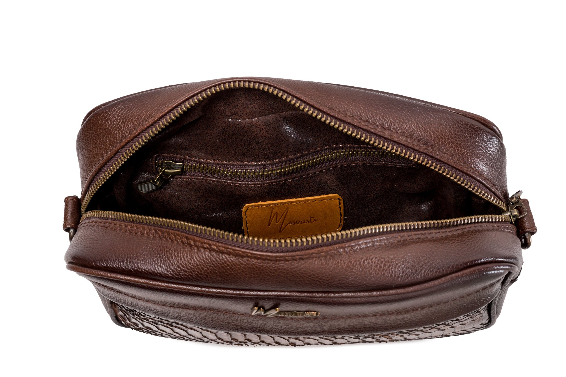 MOSVARTI bandol BANDOLERA Mod Matew Frente piton Café cuerpo flotter café