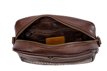 MOSVARTI bandol BANDOLERA Mod Matew Frente piton Café cuerpo flotter café