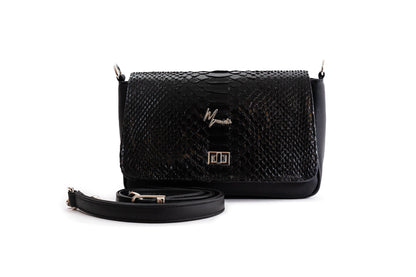 MOSVARTI Bolso Crossbody  🐍 (Negro)