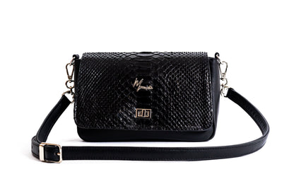 MOSVARTI Bolso Crossbody  🐍 (Negro)