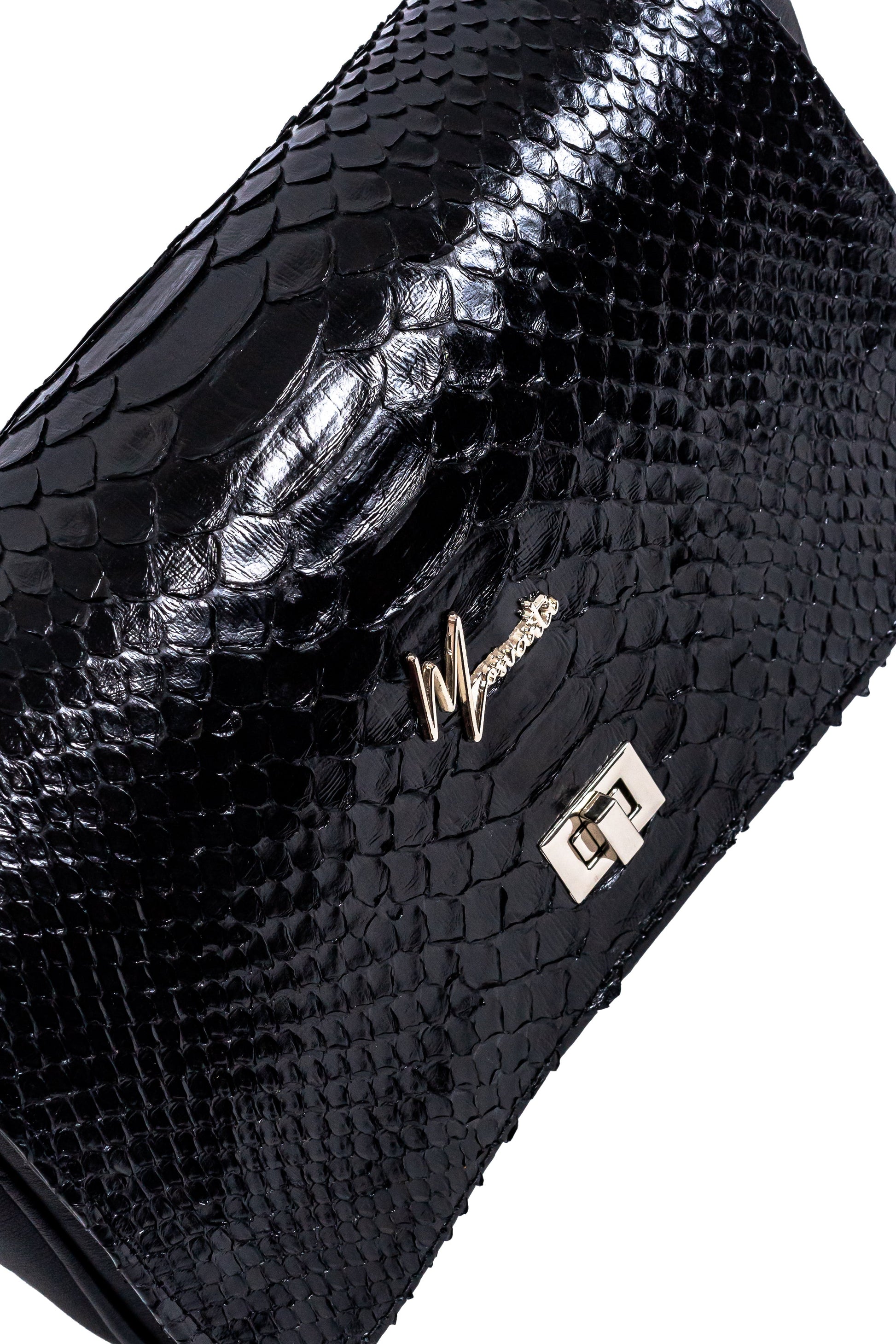 MOSVARTI Bolso Crossbody  🐍 (Negro)