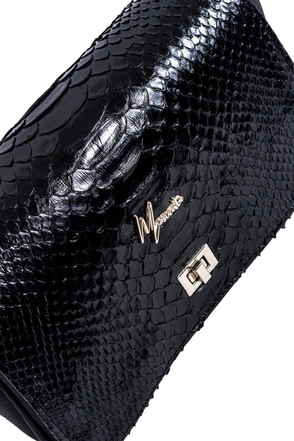 MOSVARTI Bolso Crossbody  🐍 (Negro)