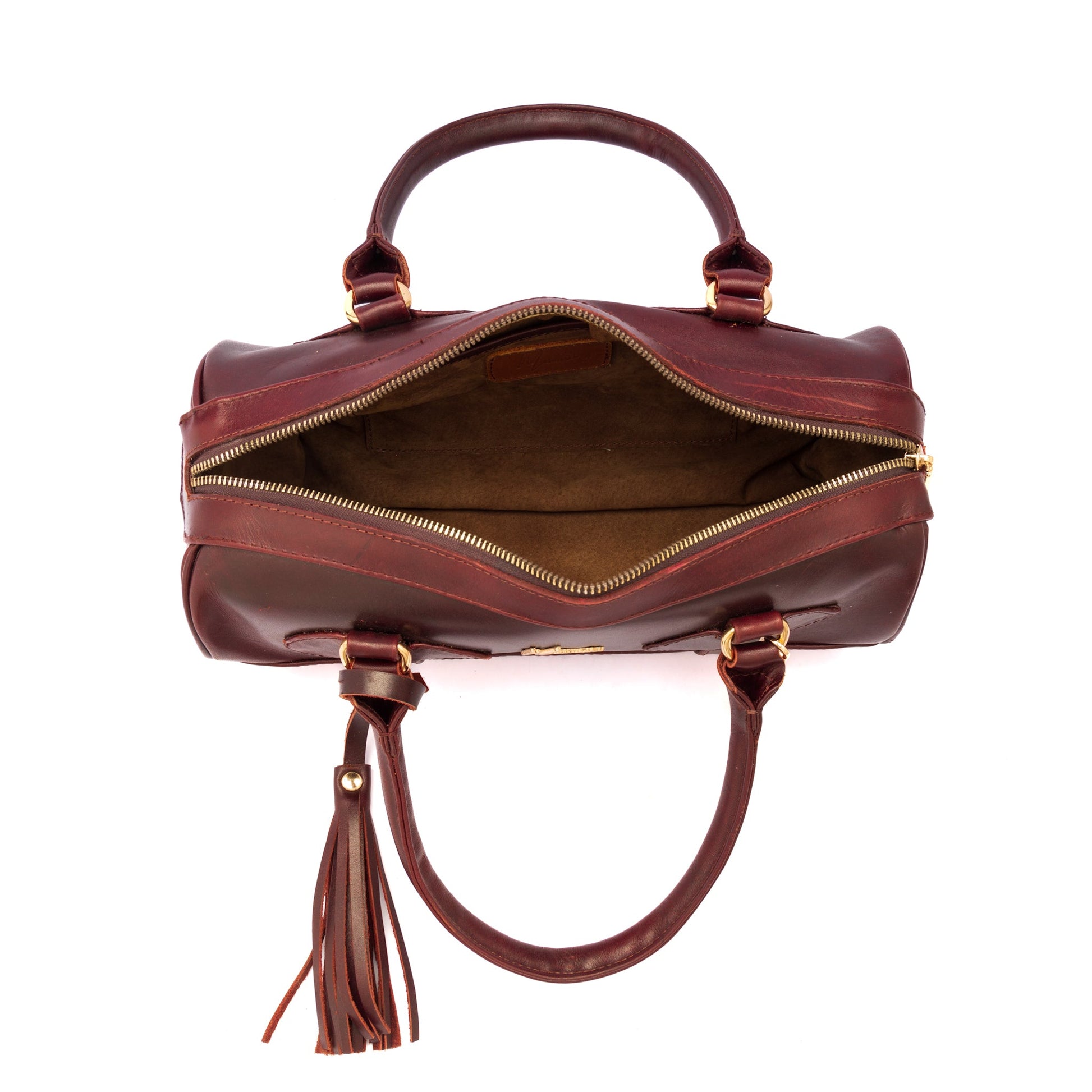 MOSVARTI Bolso Dama Cilindrico 100% Piel Mod duffle Praga  (Pull up Shedron)