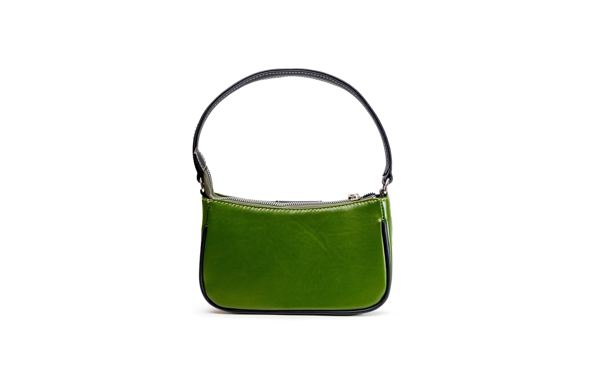 MOSVARTI Bolsos, billeteras y estuches Bolso mod aranza Piel de nopal verde/ Negro