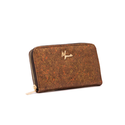 MOSVARTI Bolsos, billeteras y estuches Cartera de Cuero Auténtico con Piel Krakelada Mod #1