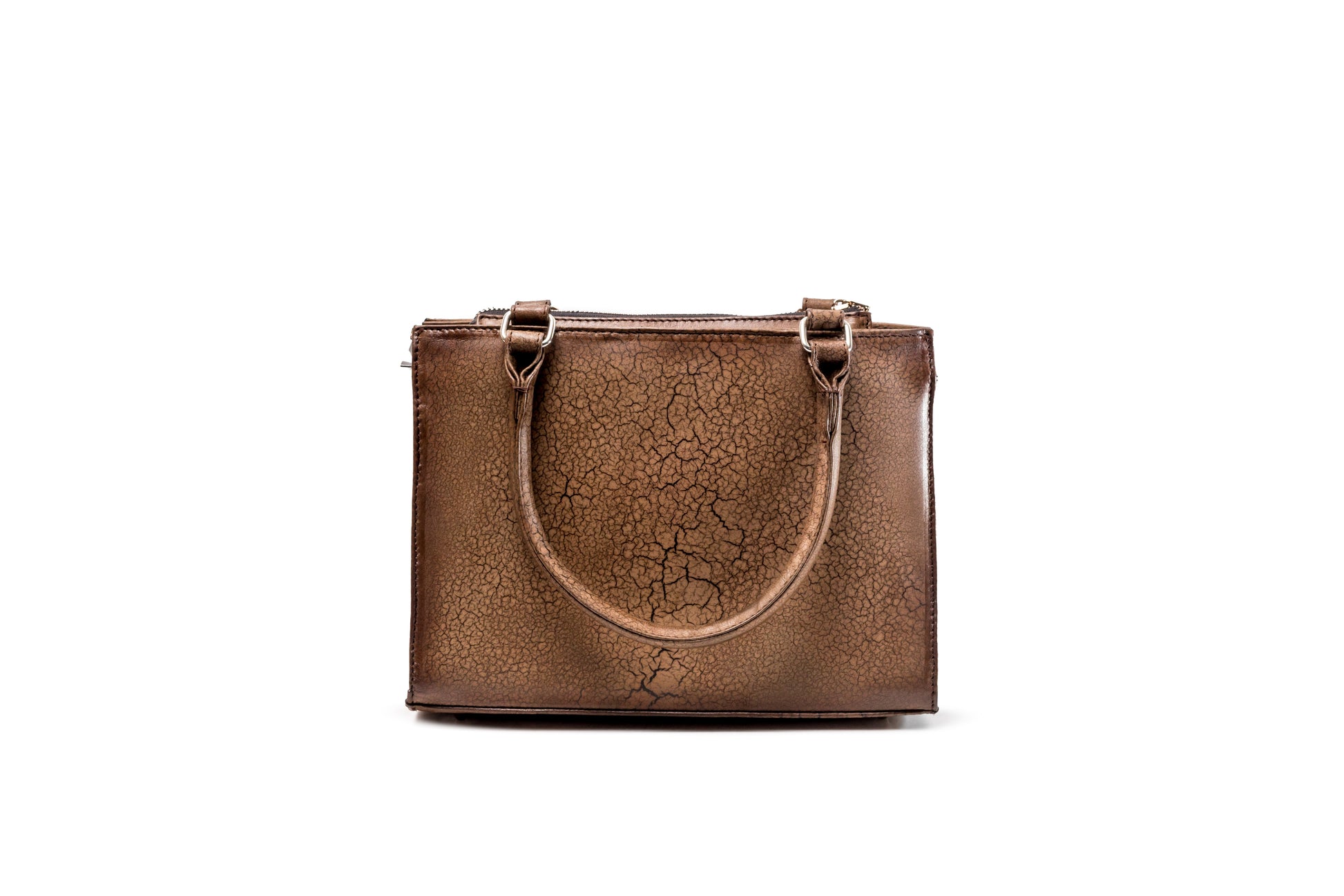 MOSVARTI Bolsos Bolso Modelo Birkin Sensations Grietas Café