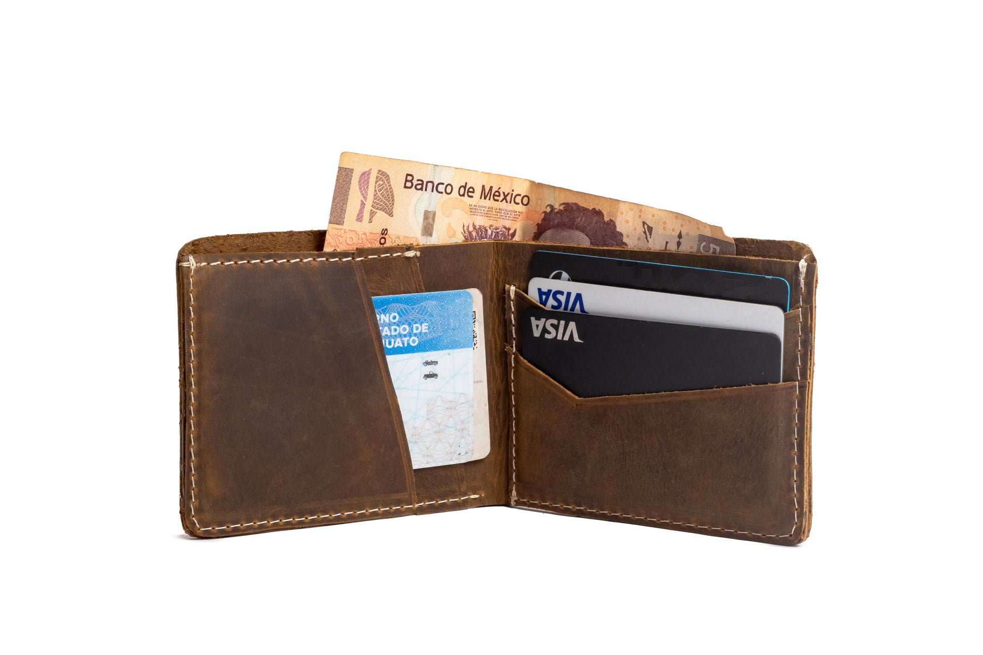 MOSVARTI Cartera caballero  Estilo Urbano Mod. Francia  (Crazy café)