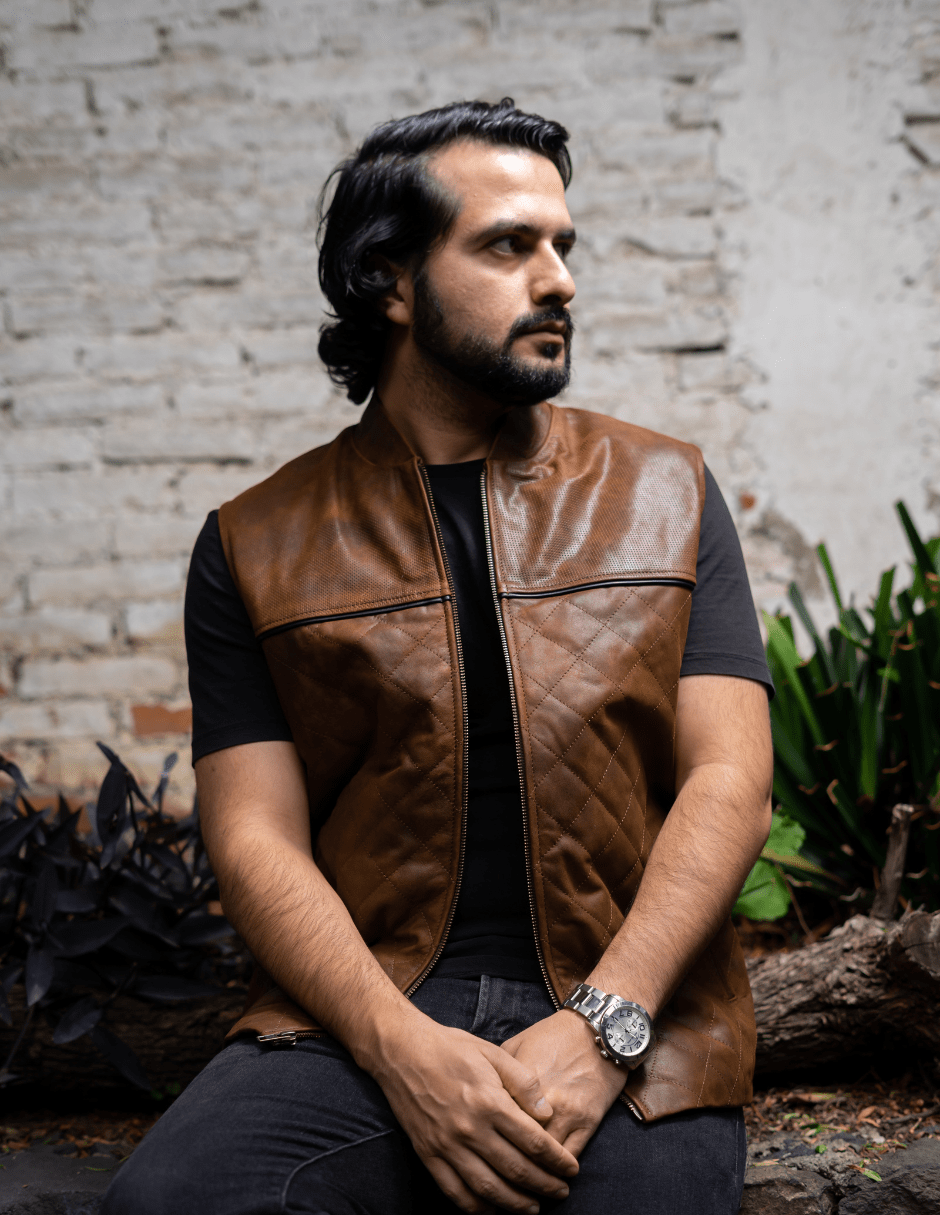 MOSVARTI chaleco Chaleco bordado mestizo Moderno y Elegante Mod Zeus