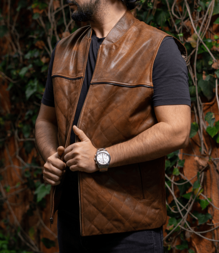 MOSVARTI chaleco Chaleco bordado mestizo Moderno y Elegante Mod Zeus