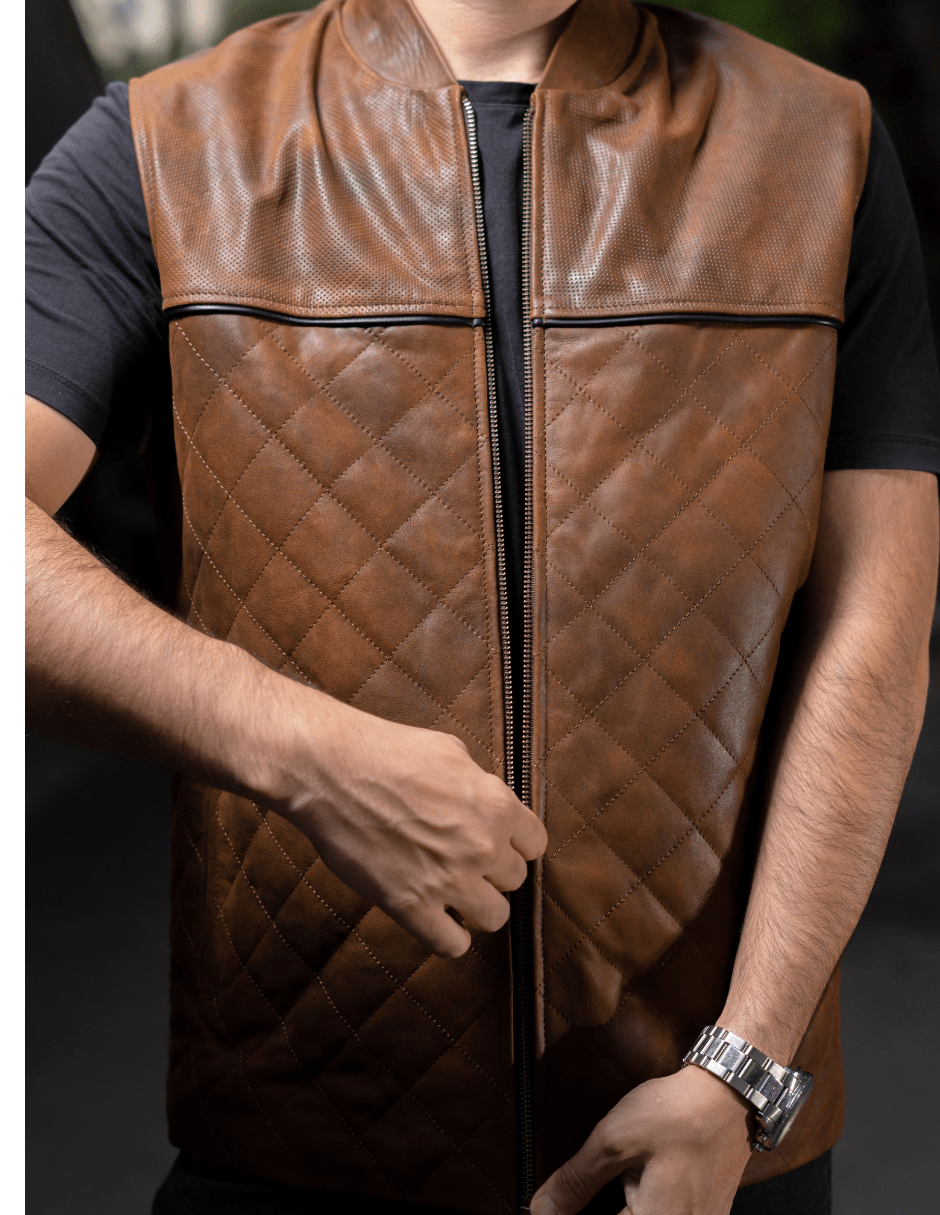 MOSVARTI chaleco Chaleco bordado mestizo Moderno y Elegante Mod Zeus