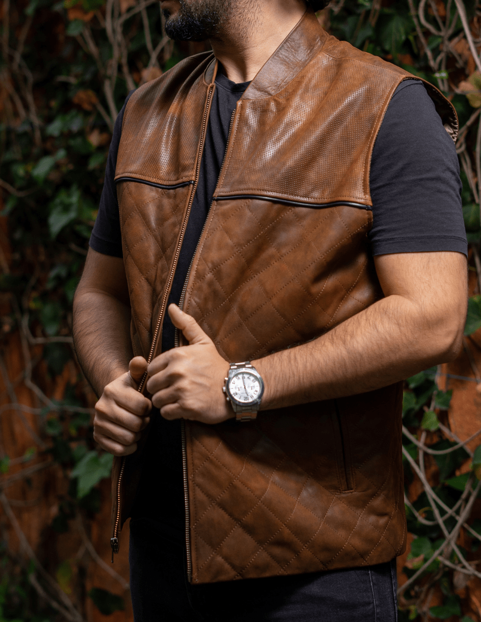 MOSVARTI chaleco Chaleco bordado mestizo Moderno y Elegante Mod Zeus