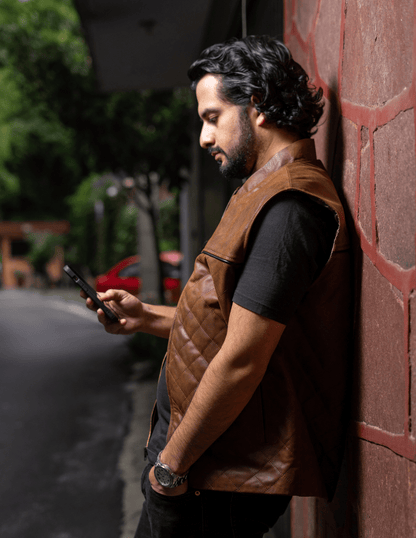 MOSVARTI chaleco Chaleco bordado mestizo Moderno y Elegante Mod Zeus